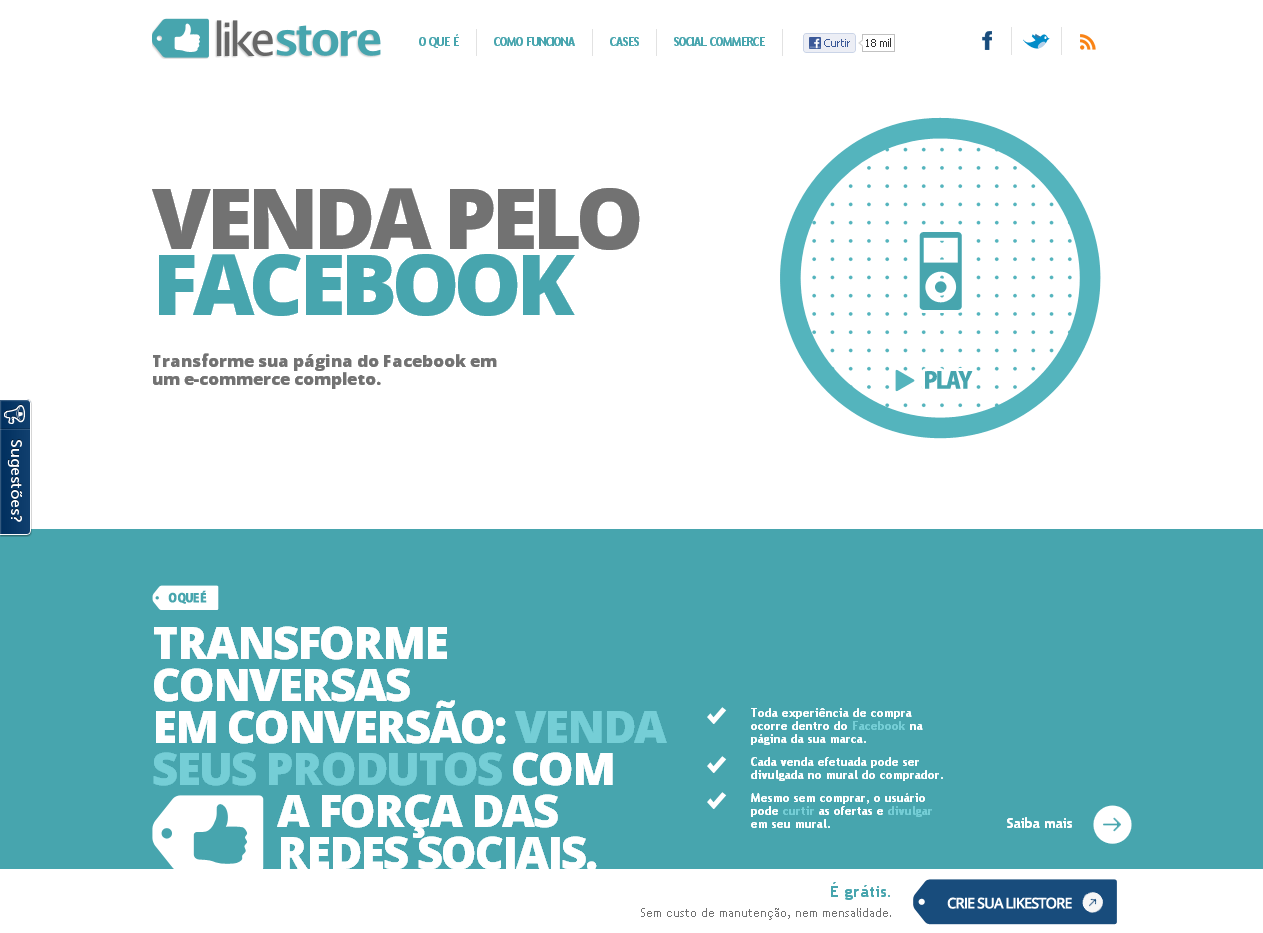 Likestore: o social commerce do Facebook