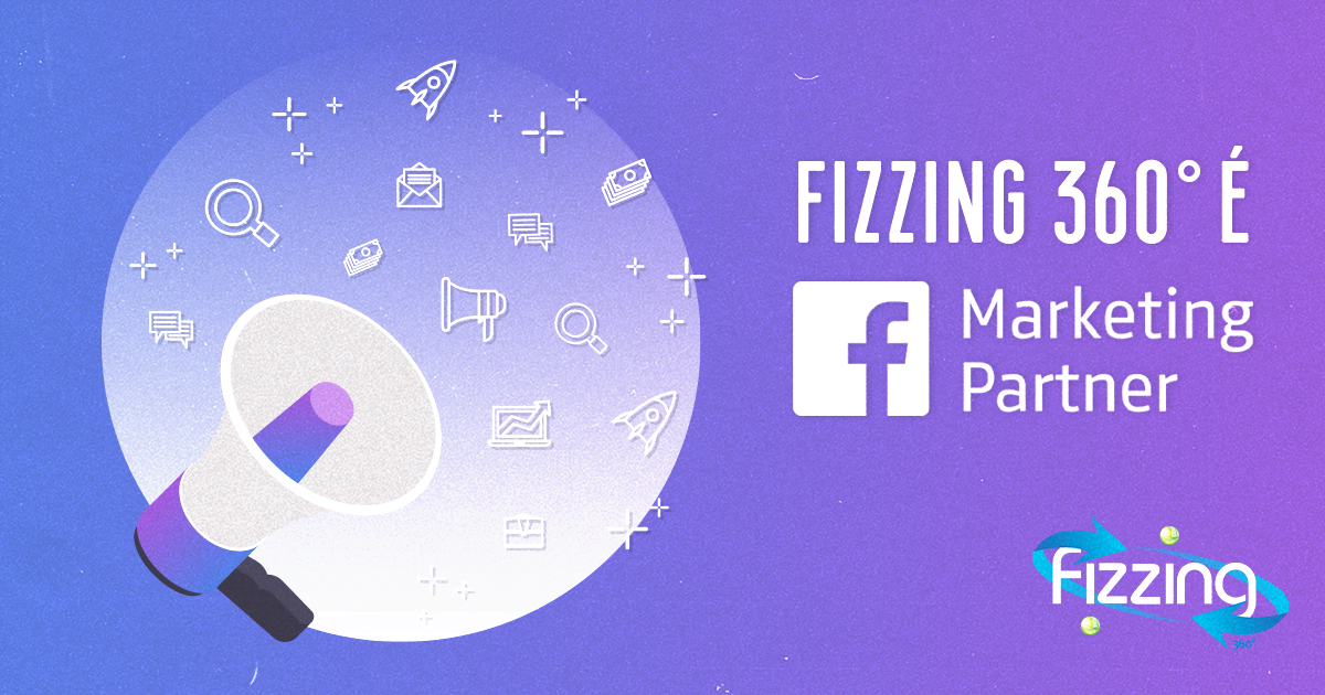 Ilustração Facebook Marketing Partner | Fizzing 360º é Facebook Marketing Partner