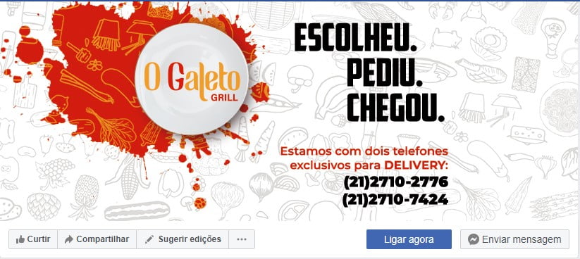 Capa Facebook O Galeto Grill